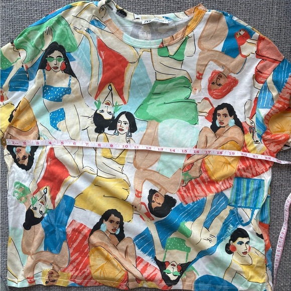 BNWOT ZARA Trendy Graphic cotton T-Shirt – Size L
(Not worn, no tag) - Picture 3 of 6